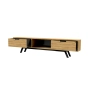 Szafka RTV-38 Drewno Lite Dąb Loft Lakier Rozmiary od 100 cm do 200 cm PREMIUM